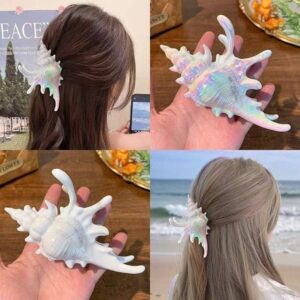 Shell Clip. (0079wht)