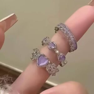 Love ring set purple. Code: 5817203