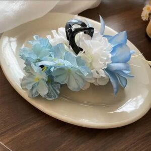Flower Clip Blue 0101