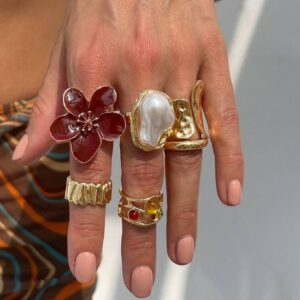Finger rings set. (Code:0088rd)