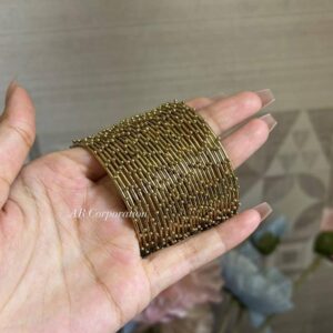 Metal Bangles Golden  (Code: 0734)