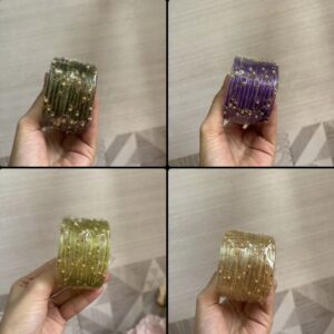 Glass Bangles. (Code:0746)
