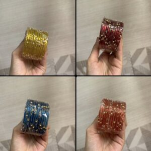 Glass Bangles. (Code:0740)