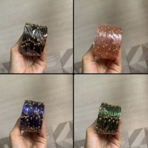 Glass Bangles. (Code:0742)
